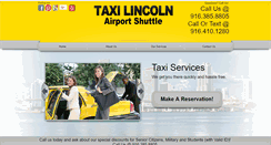 Desktop Screenshot of airportshuttlelincoln.com